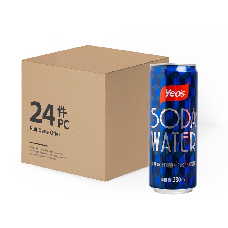 YEO'S - SODA WATER - CASE - 325MLX24