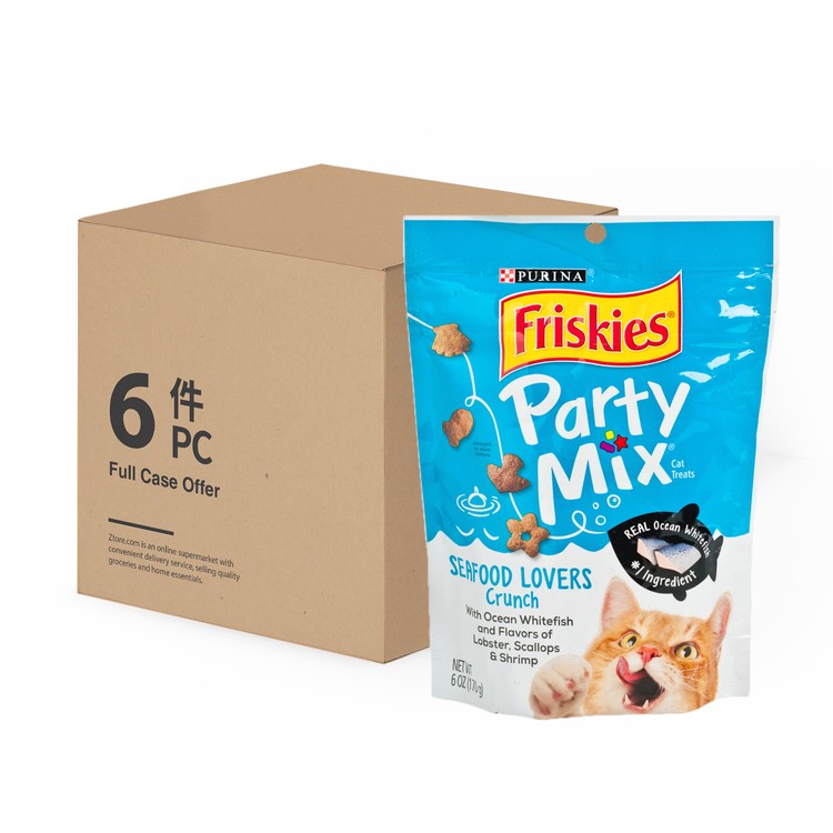 FRISKIES - PARTYMIX SEAFOOD LOVERS - CASE - 170GX6