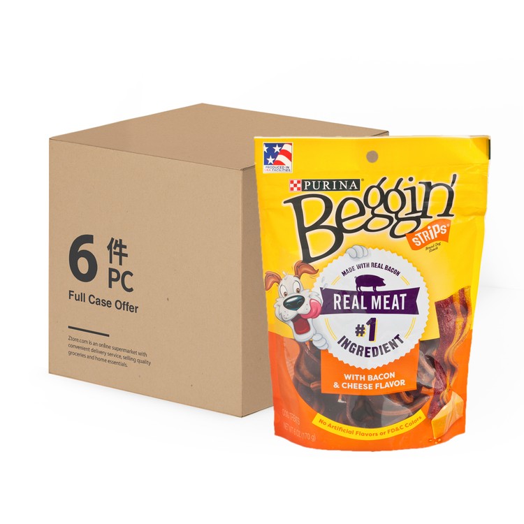 BEGGIN STRIPS - 芝士煙肉條 - 原箱 - 6OZX6