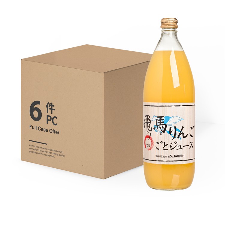 JA相馬村 - 飛馬蘋果汁-原箱 - 1LX6