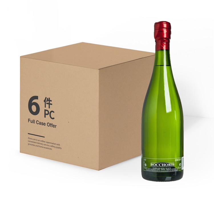 BOCCHORIS - 復古氣泡酒-SEMI SECO CAVA (微甜)-原箱 - 750MLX6