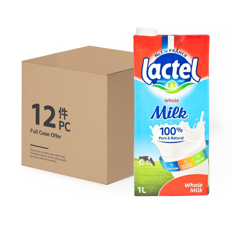 LACTEL 蘭特牌 - 超高溫滅菌全脂奶-原箱 - 1LX12