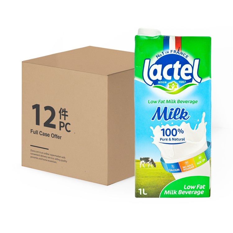 LACTEL 蘭特牌 - 超高溫滅菌脫脂奶-原箱 - 1LX12