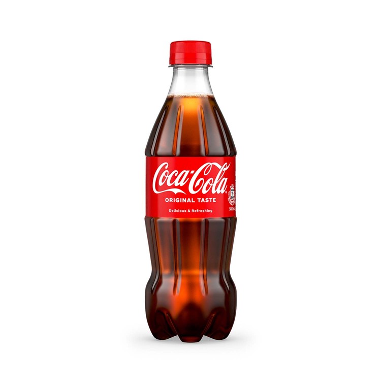 可口可樂 - 無糖汽水 (新舊包裝隨機) - 500MLX4