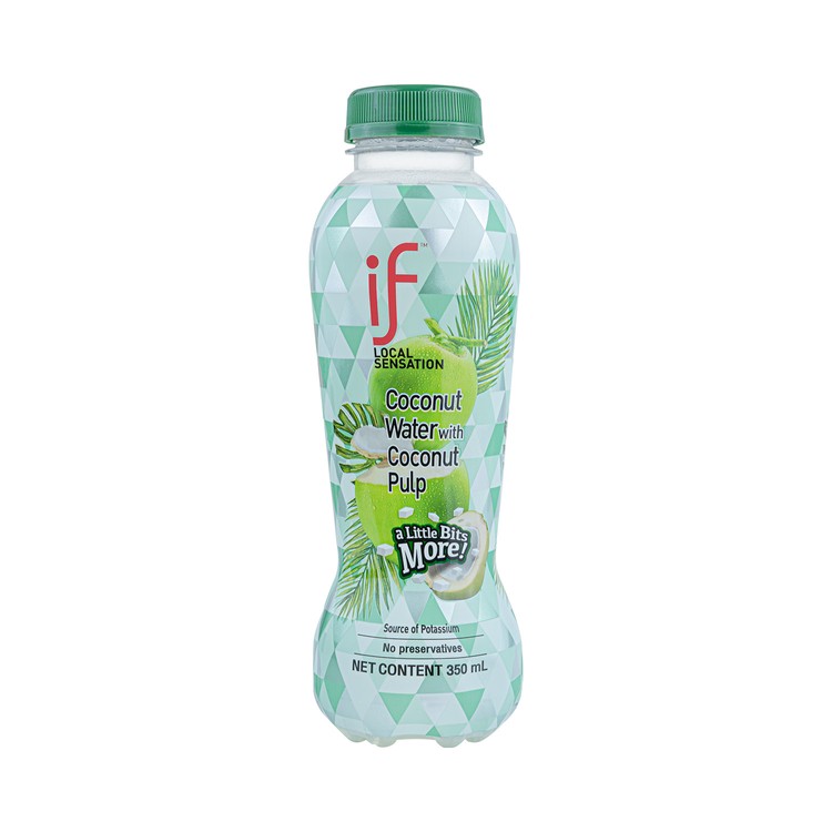 iF - 100% COCONUT WATER (WITH COCONUT PULP) - 350MLX4