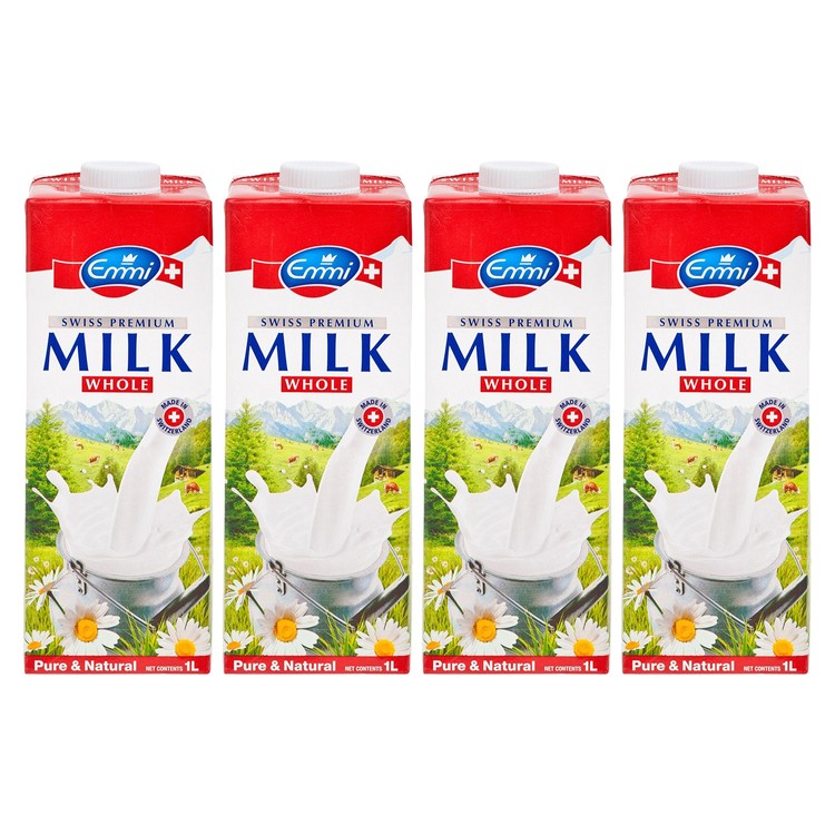 EMMI 伊美 - 瑞士特級全脂牛奶 - 1LX4