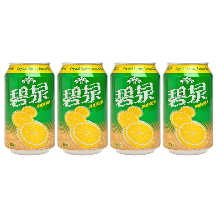 CRYSTAL SPRING - LEMON TEA DRINK - 330MLX4