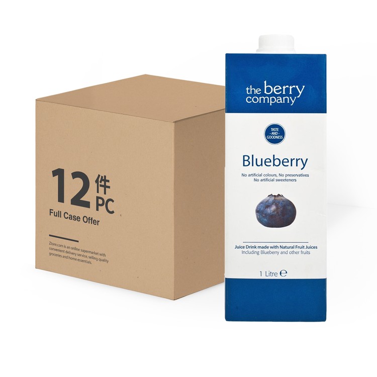 THE BERRY CO.(PARALLEL IMPORT) - BLUE BERRY JUICE-CASE - 1LX12