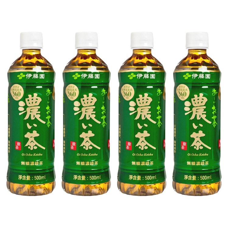伊藤園 - 濃味綠茶 - 500MLX4