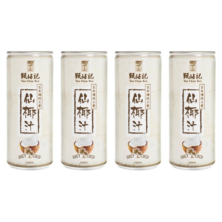 甄沾記 - 仙椰汁 - 240MLX4