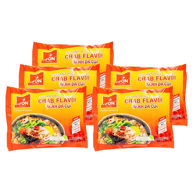 VIFON - VIETNAMESE PHO-CRAB FLAVOR - 60GX5