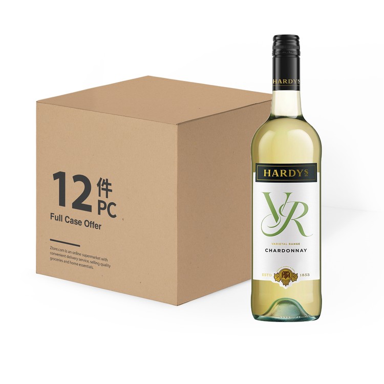 HARDYS - VR CHARDONNY-CASE OFFER - 750MLX12