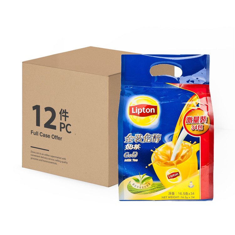LIPTON - MILK TEA GOLD-CASE OFFER - 16.5GX34X12