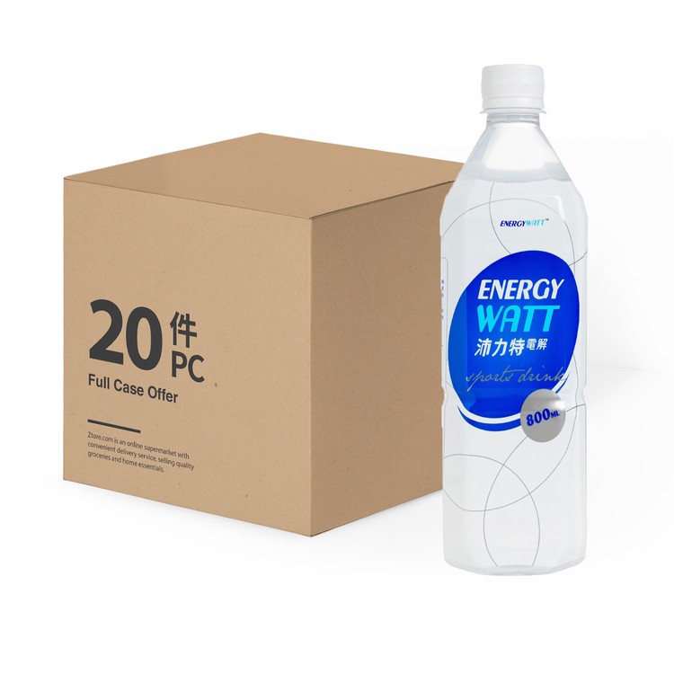 ENERGY WATT - SPORTS DRINK - CASE OFFER - 800MLX20