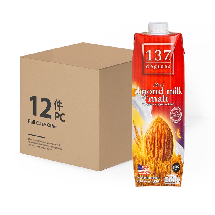 137 DEGREES - 杏仁奶-麥芽-原箱 - 1LX12