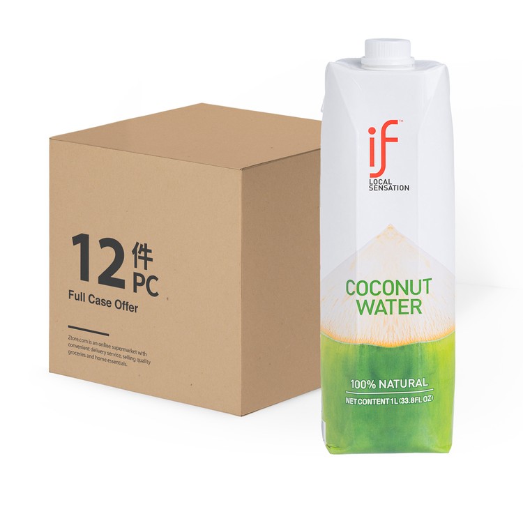iF - 100% COCONUT WATER -TETRA PACK-CASE OFFER - 1LX12