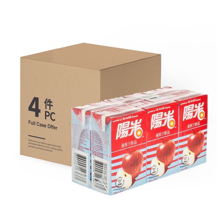陽光 - 蘋果汁飲品-原箱 - 250MLX6X4