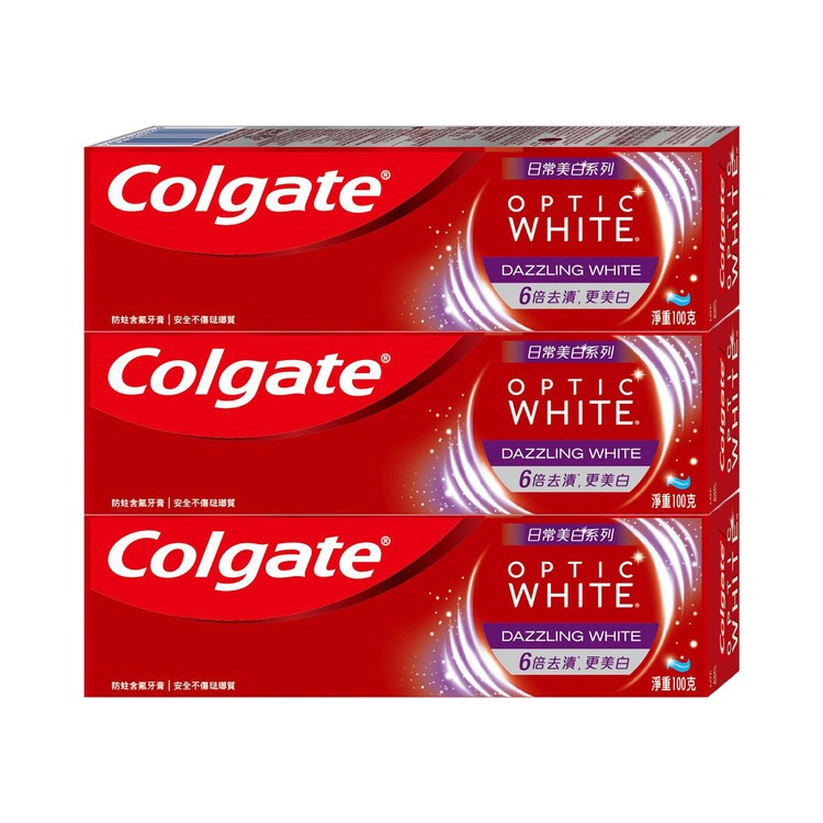 colgate optic white dazzling white