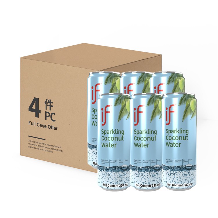 iF - SPARKLING COCONUT WATER-CASE OFFER - 330MLX6X4