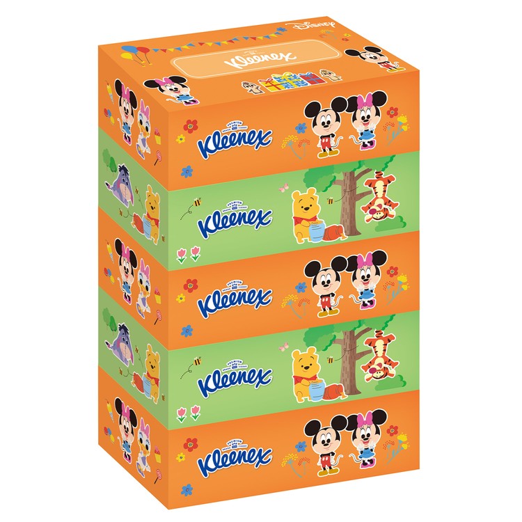健力氏 - 迪士尼世界盒裝面紙-3件裝 - 5'SX3