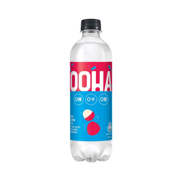 OOHA - LYCHEE LACTIC FLAVOURED SPARKLING - 500MLX3