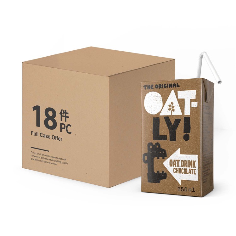 OATLY - OAT DRINK CHOCOLATE-CASE - 250MLX18