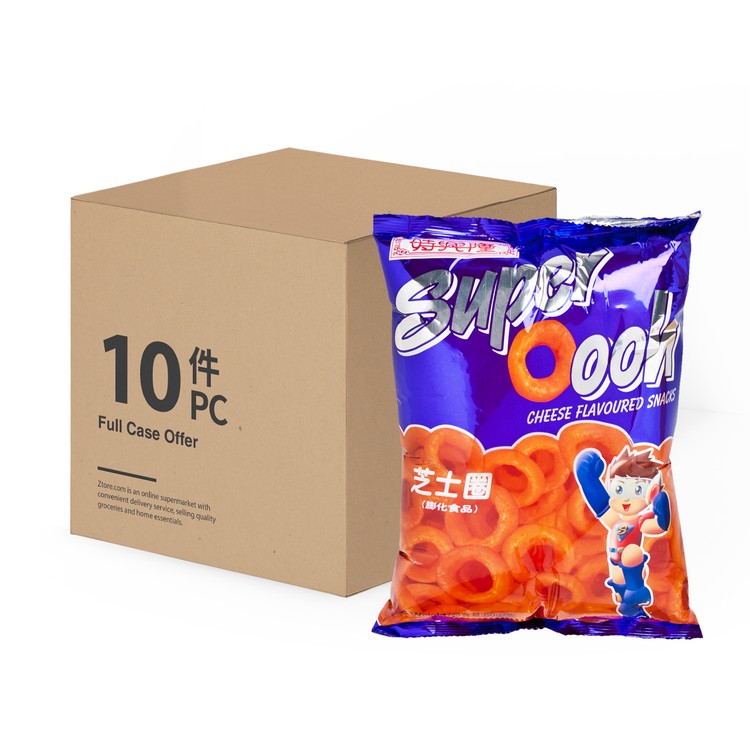 SZE HING LOONG - SUPER OOOH CHEESE FLAVOURED SNACK-CASE OFFER - 60GX10
