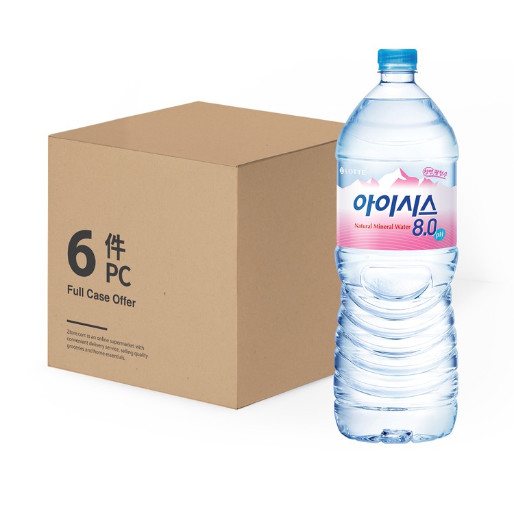 LOTTE ICIS - MINERAL WATER PH8.0 - CASE - 2LX6