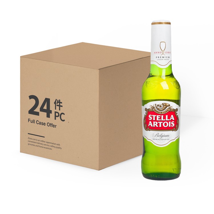 STELLA ARTOIS (PARALLEL IMPORT) - IMPORTED PREMIUM BEER - CASE - 330MLX24