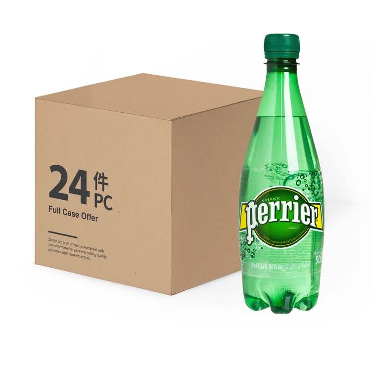 PERRIER(PARALLEL IMPORT) - SPARKLING MINERAL WATER (PET) - CASE - 500MLX24