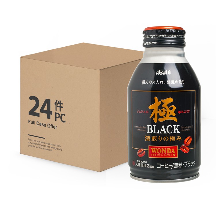 ASAHI - WONDA KIWAMI BLACK-CASE - 285MLX24