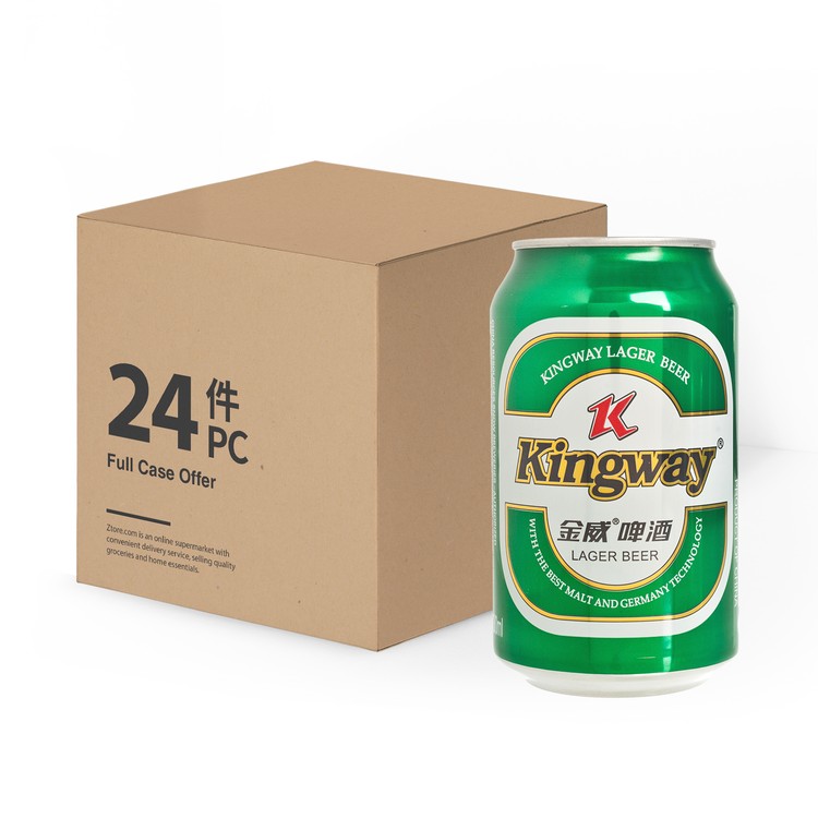 KINGWAY - BEER CAN-FULL CASE - 330MLX24