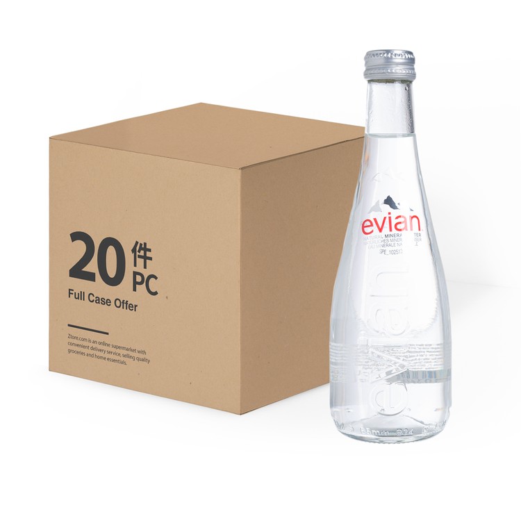 EVIAN(PARALLEL IMPORT) - NATURAL MINERAL WATER (GLASS) - CASE - 330MLX20