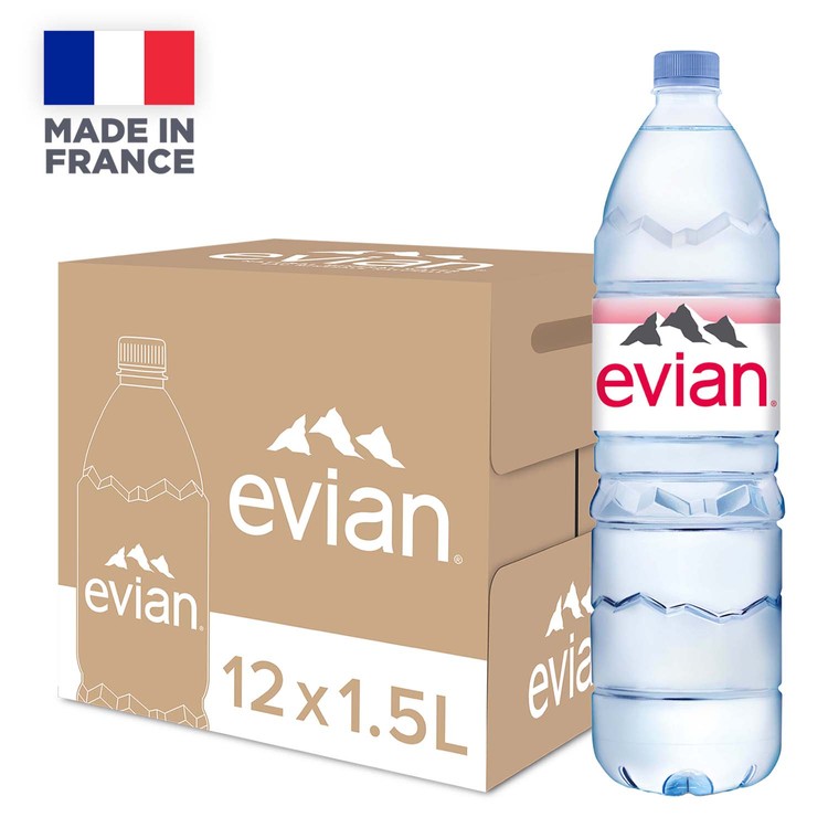 EVIAN - MINERAL WATER-CASE OFFER - 1.5LX12