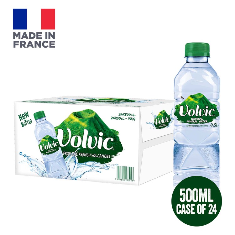 VOLVIC - MINERAL WATER-CASE OFFER - 500MLX24