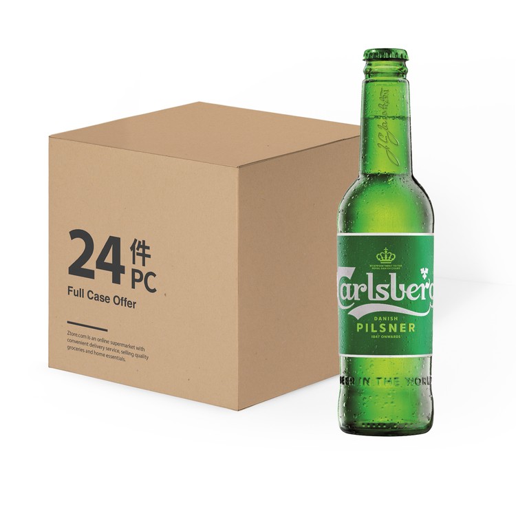 CARLSBERG嘉士伯 - 啤酒 (樽裝) - 原箱 - 330MLX24