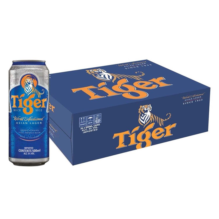 TIGER - KING CAN BEER (CASE) - 500MLX24